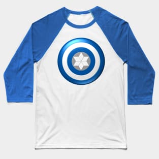 Captain Chanukah Shield 2.0 Baseball T-Shirt